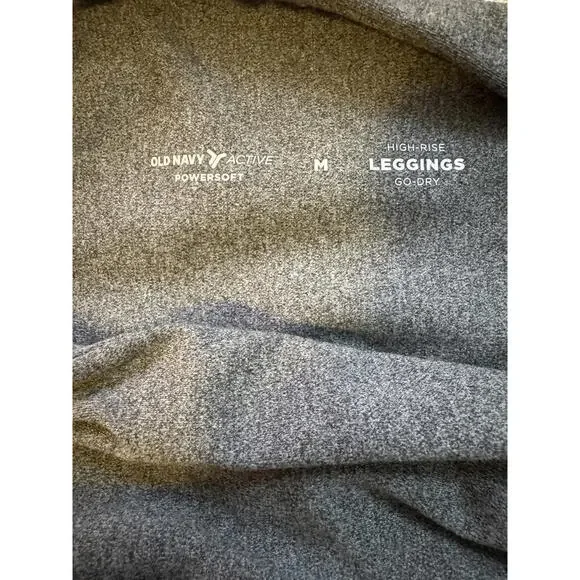 Nike Hoodie and Old Navy High-Rise Leggings Activewear Set Medium Gray - Picture 3 of 11